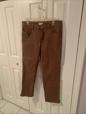 M Jeans Chocolate Brown Straight-Leg Jeans